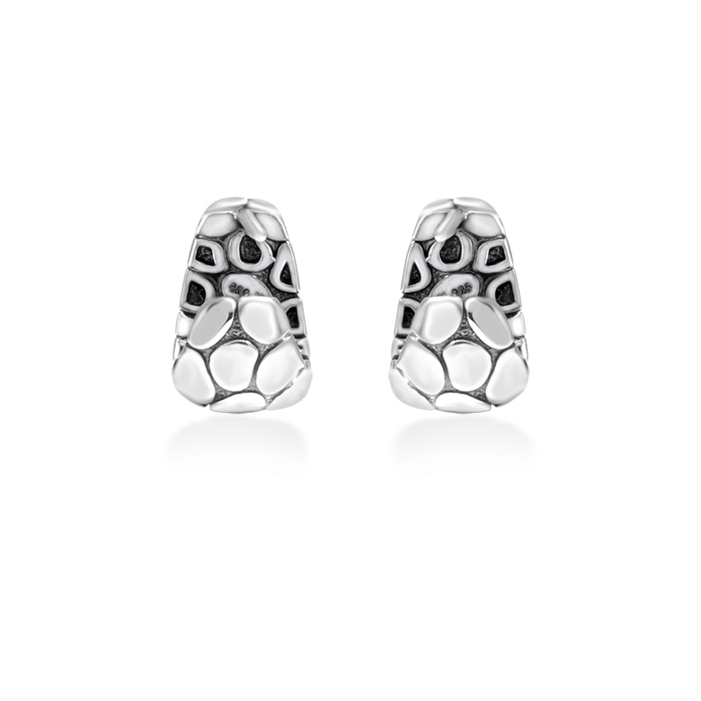 Anting Stud Koleksi Pebble Sterling Silver 925