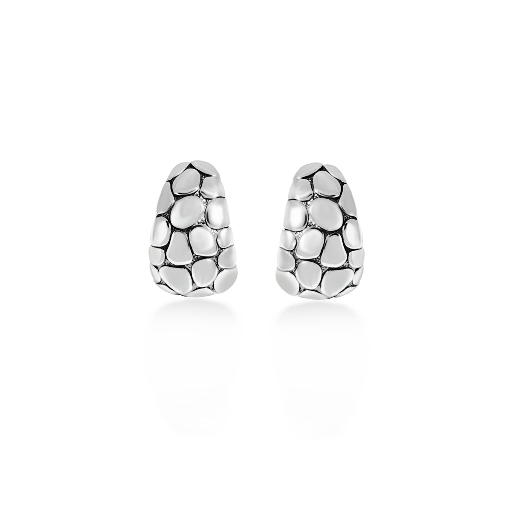 Anting Stud Koleksi Pebble Sterling Silver 925