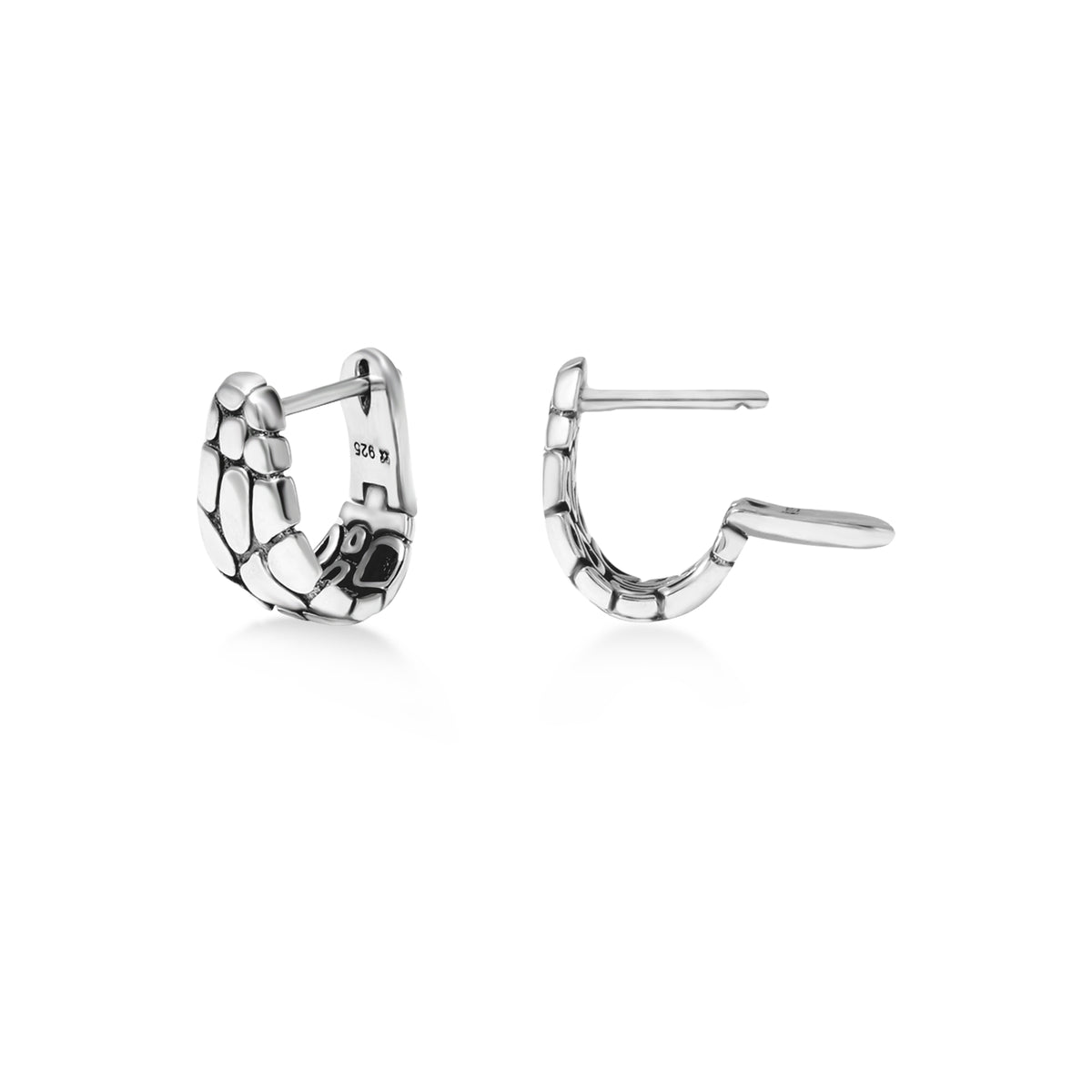 Anting Clip Koleksi Pebble Sterling Silver 925