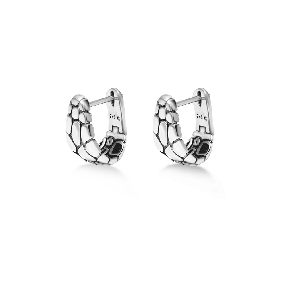 Anting Clip Koleksi Pebble Sterling Silver 925