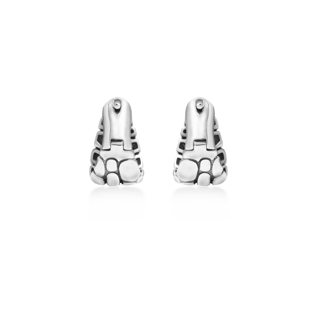 Anting Clip Koleksi Pebble Sterling Silver 925