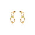 925 Sterling Silver Gold Plated Prong Stud Earrings Collection