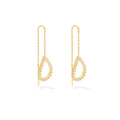 Anting Threader Gold Plated Koleksi Pears Sterling Silver 925