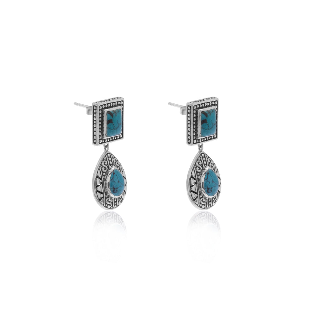 Anting Stud Perak Koleksi Bohemian Sterling Silver 925
