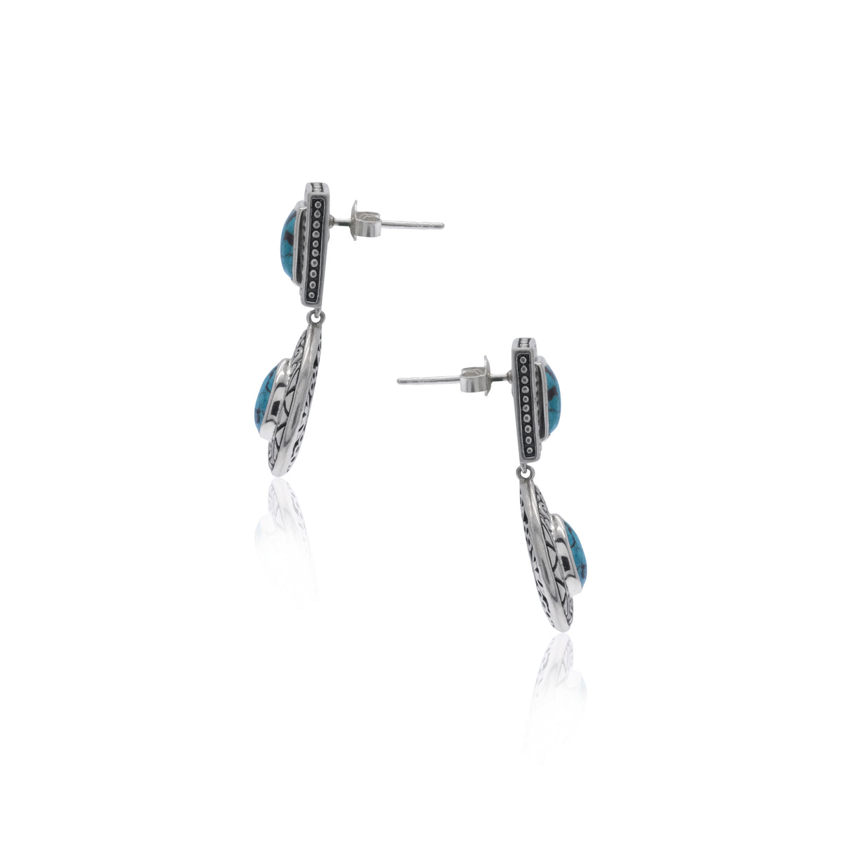 Anting Stud Perak Koleksi Bohemian Sterling Silver 925