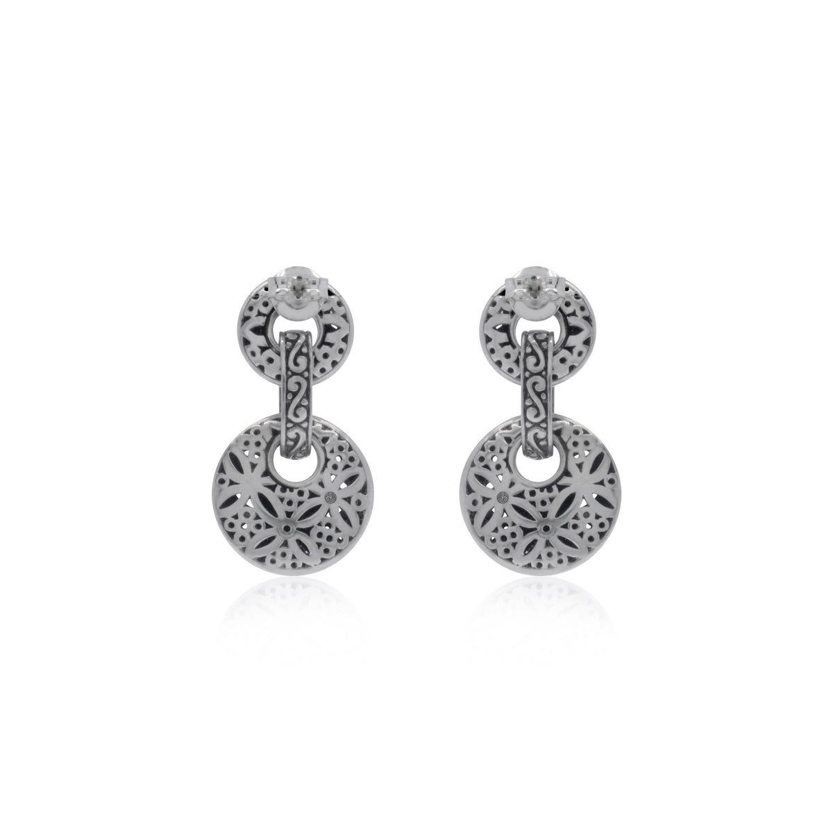 Anting Drop Koleksi Bohemian Sterling Silver 925