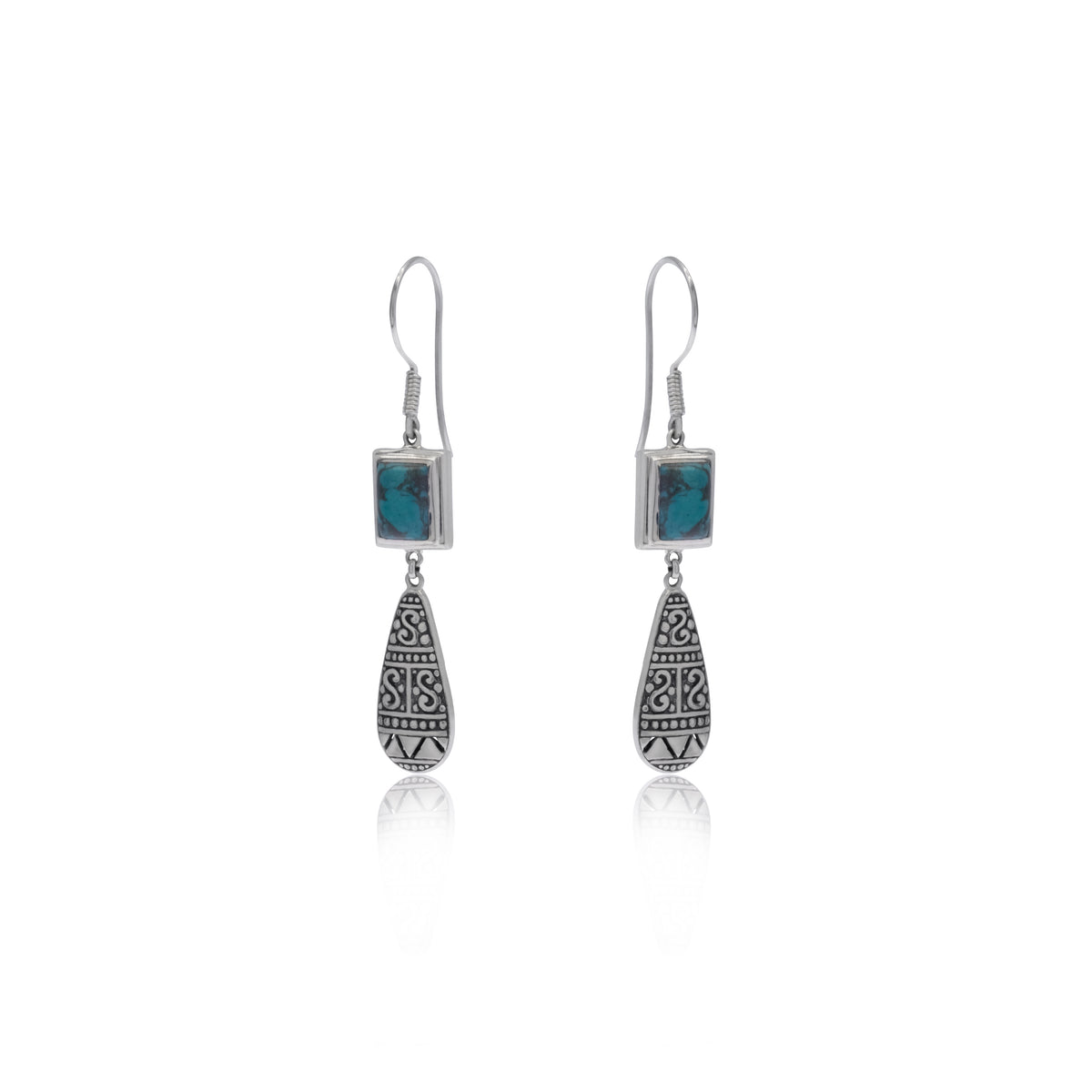 Anting Dangling Koleksi Bohemian Sterling Silver 925