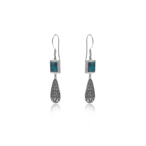 Anting Dangling Koleksi Bohemian Sterling Silver 925