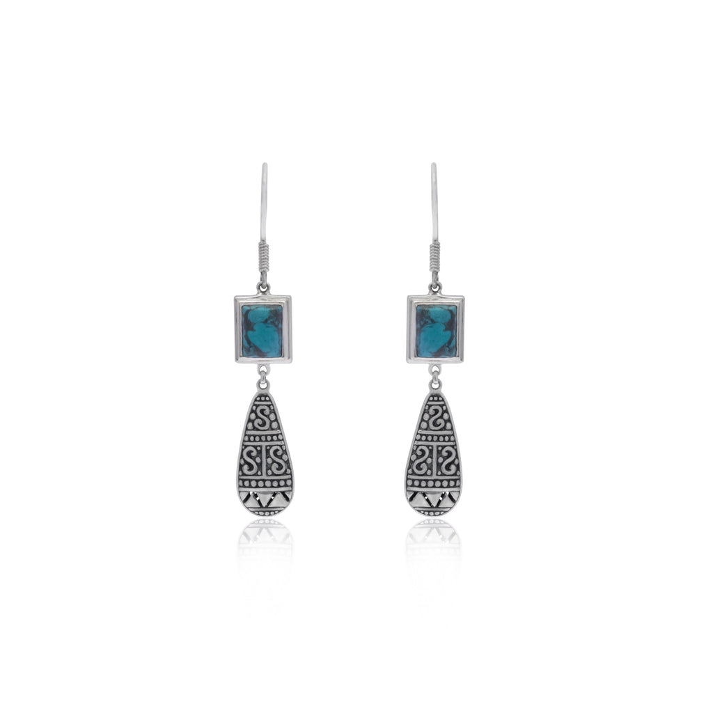 Anting Dangling Koleksi Bohemian Sterling Silver 925