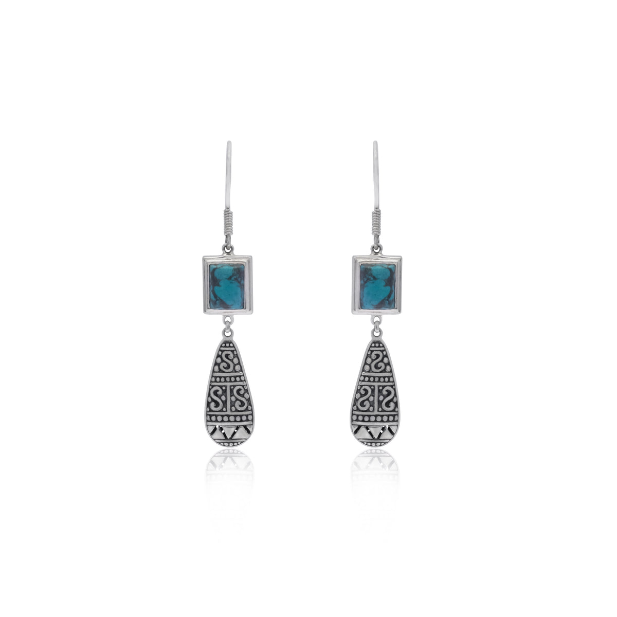 Anting Dangling Koleksi Bohemian Sterling Silver 925