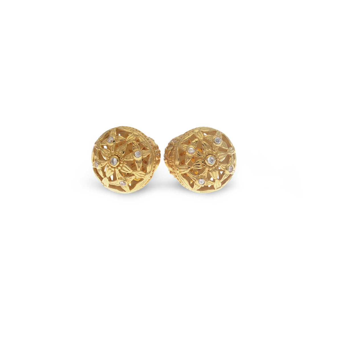Anting Subeng Besar Perak 925 Koleksi Asoka Sterling Silver
