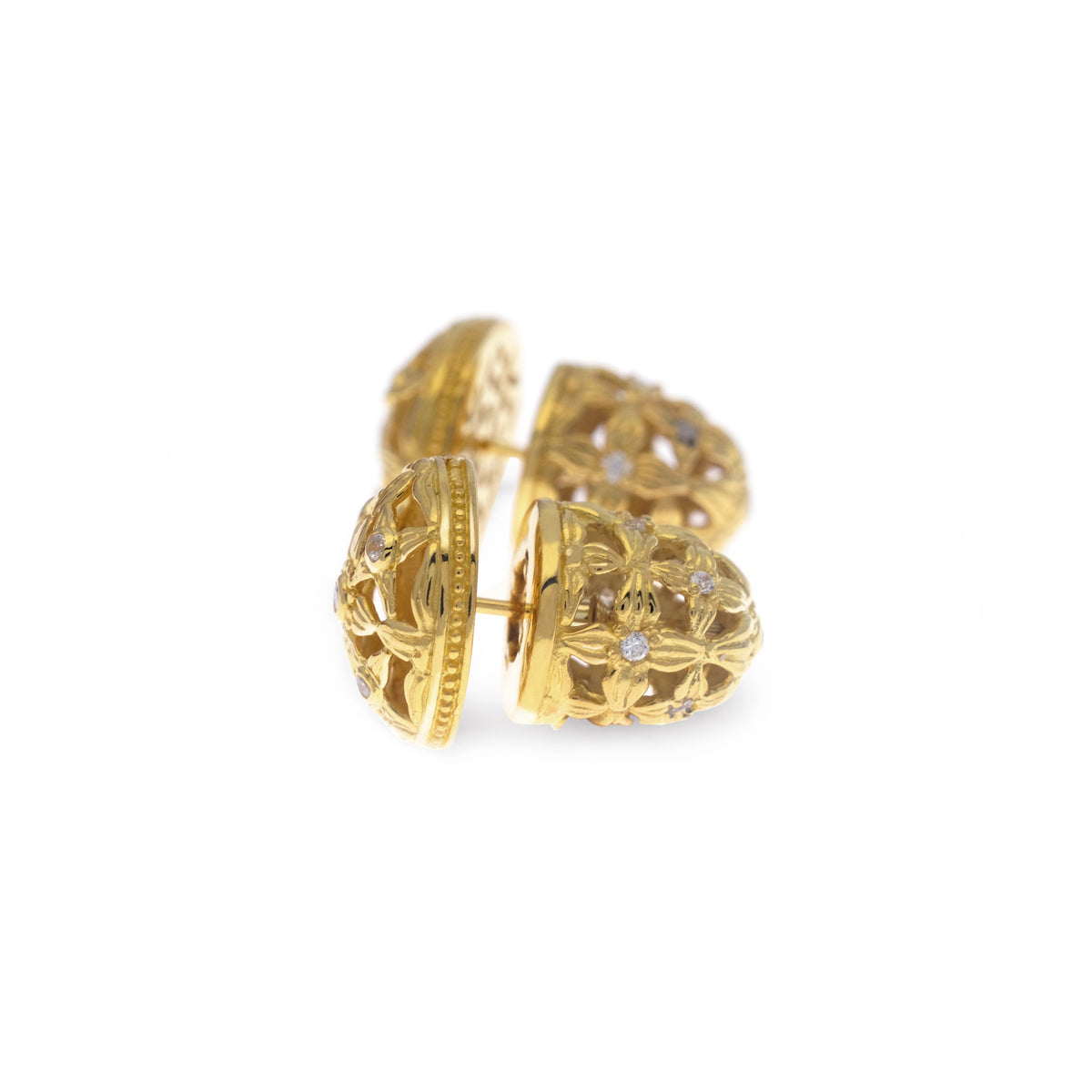 Anting Subeng Besar Perak 925 Koleksi Asoka Sterling Silver