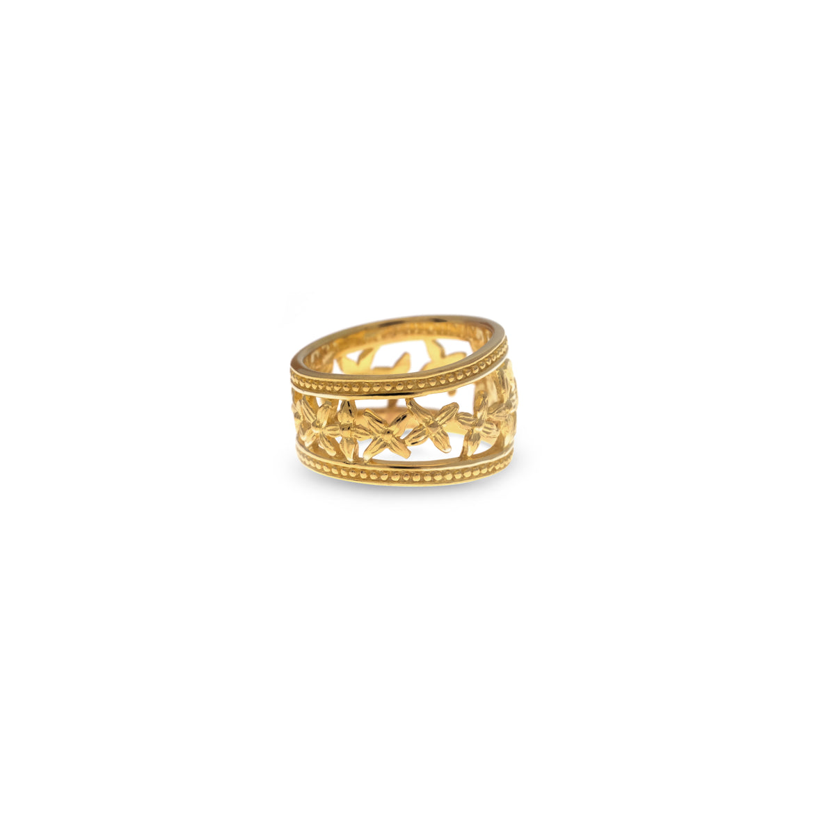 Cincin Band Perak 925 Koleksi Asoka Sterling Silver