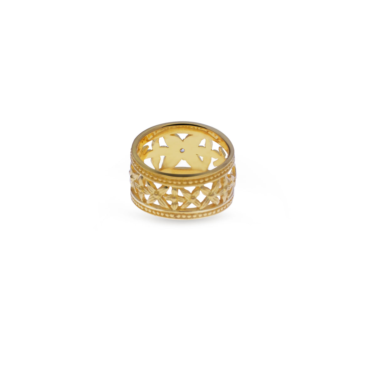 Cincin Band Perak 925 Koleksi Asoka Sterling Silver