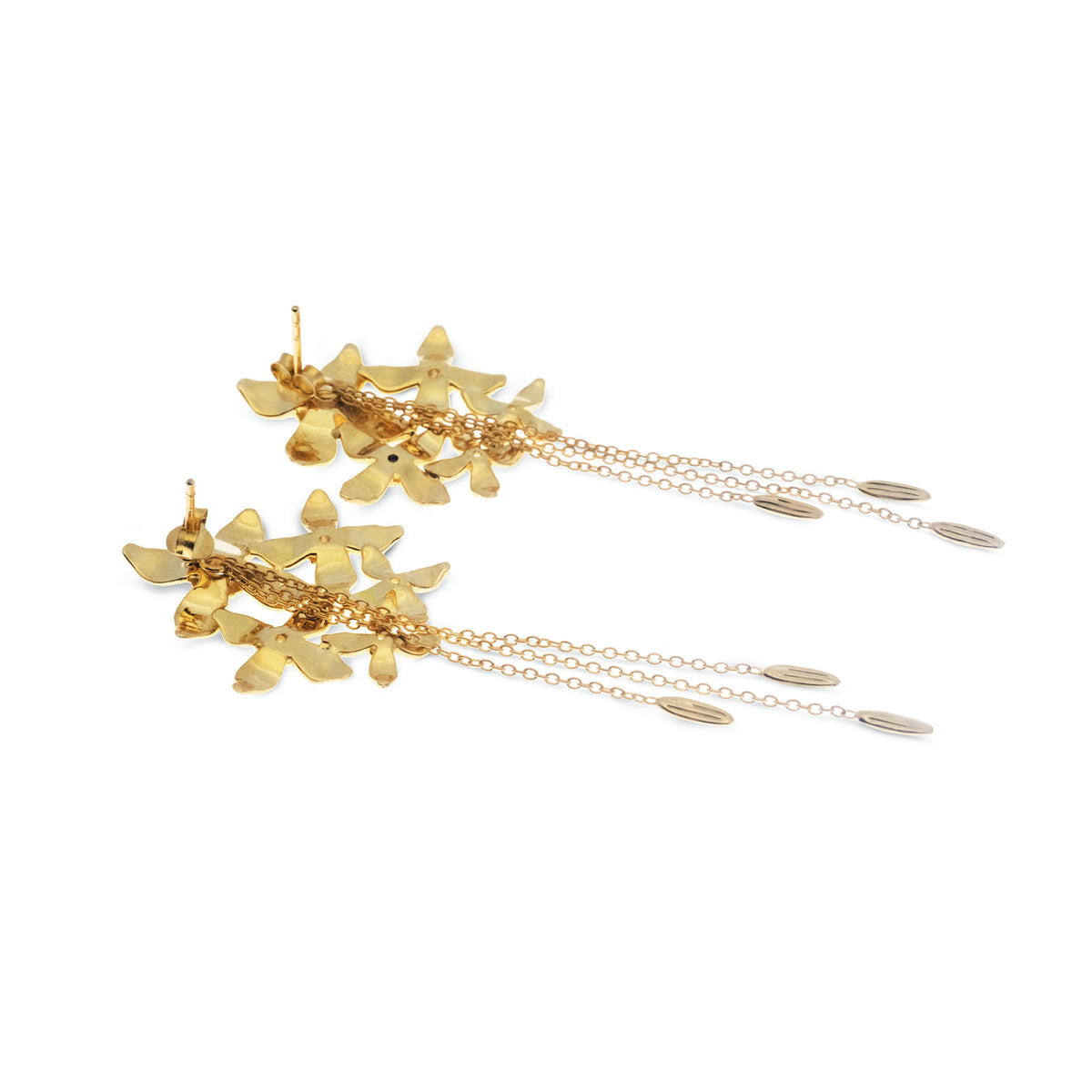 Asoka Sterling Silver 925 Large Drop Earrings