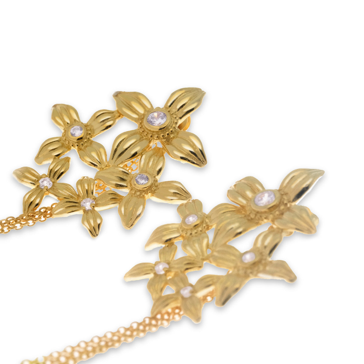 Anting Drop Besar Perak 925 Koleksi Asoka Sterling Silver