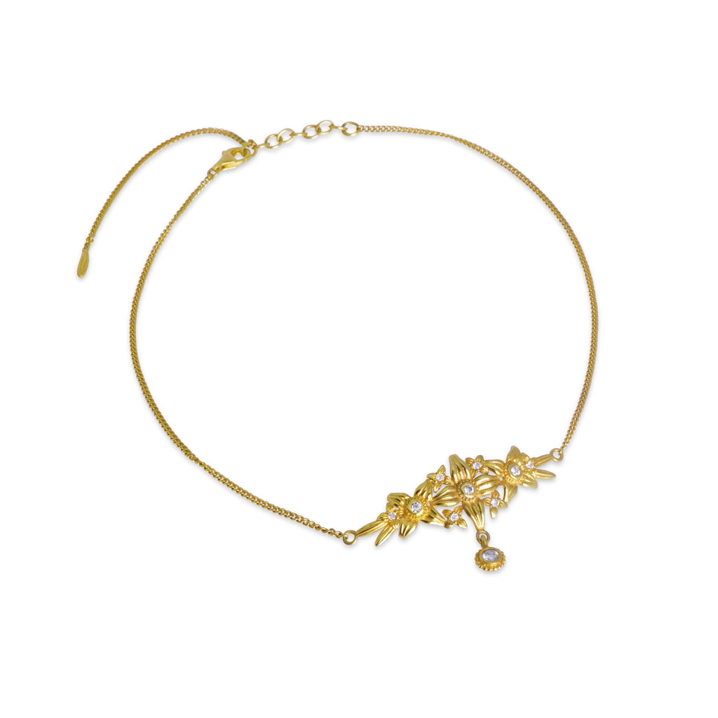 Kalung Perak 925 Choker Koleksi Asoka Sterling Silver
