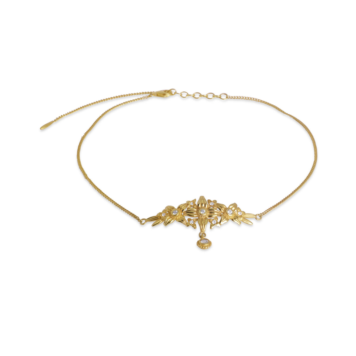 Kalung Perak 925 Choker Koleksi Asoka Sterling Silver