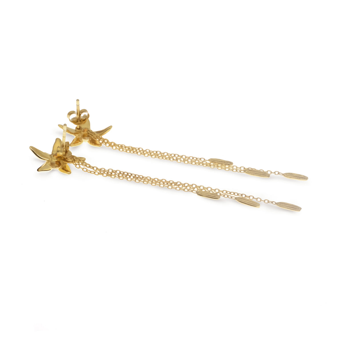 Anting Drop Kecil Perak 925 Koleksi Asoka Sterling Silver