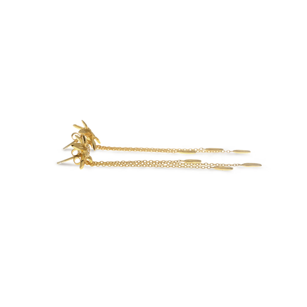 Anting Drop Kecil Perak 925 Koleksi Asoka Sterling Silver