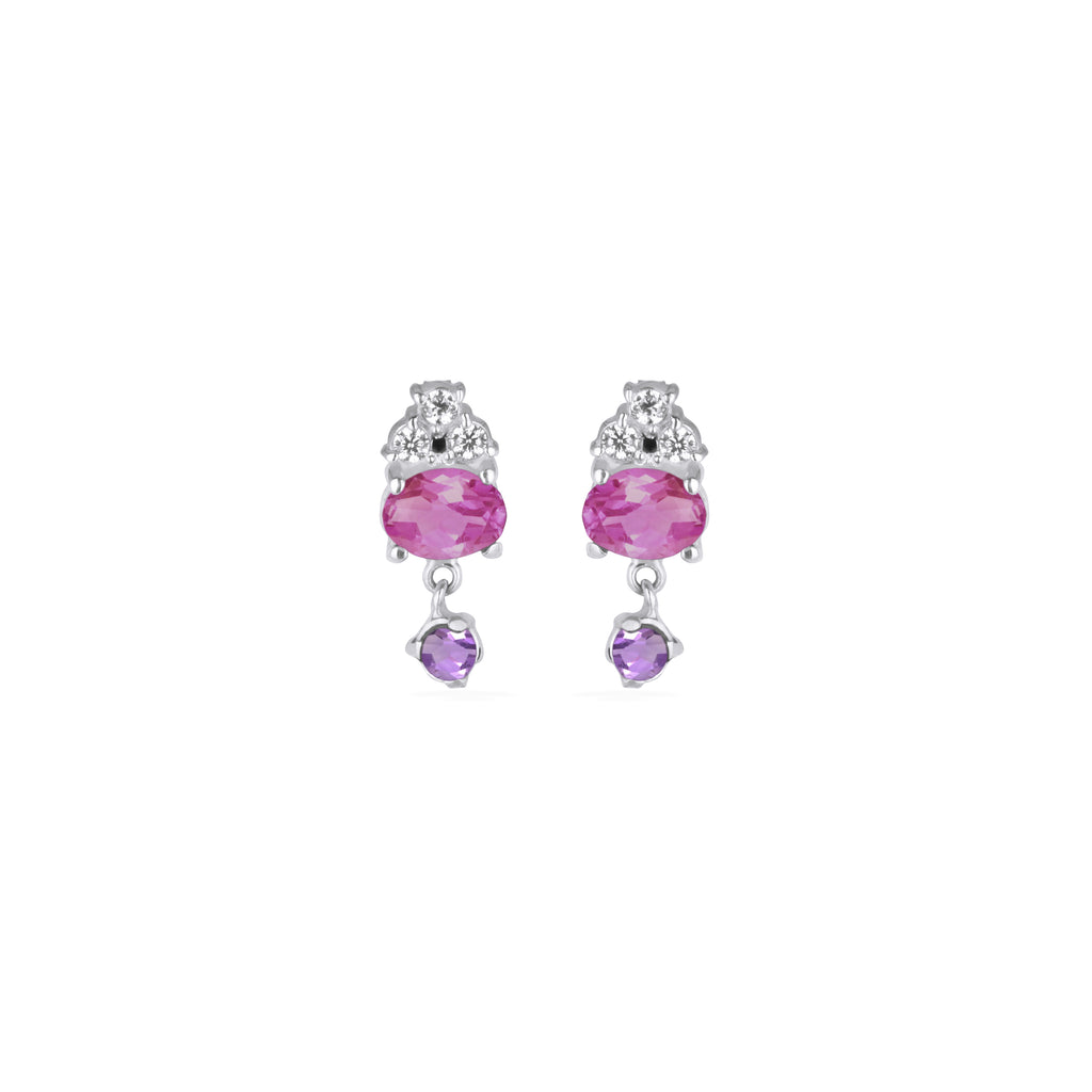 Anting Stud Perak Koleksi Confetti Sterling Silver 925
