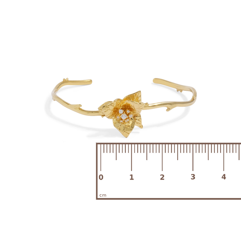 Bougainvillea Sterling Silver 925 Bracelet