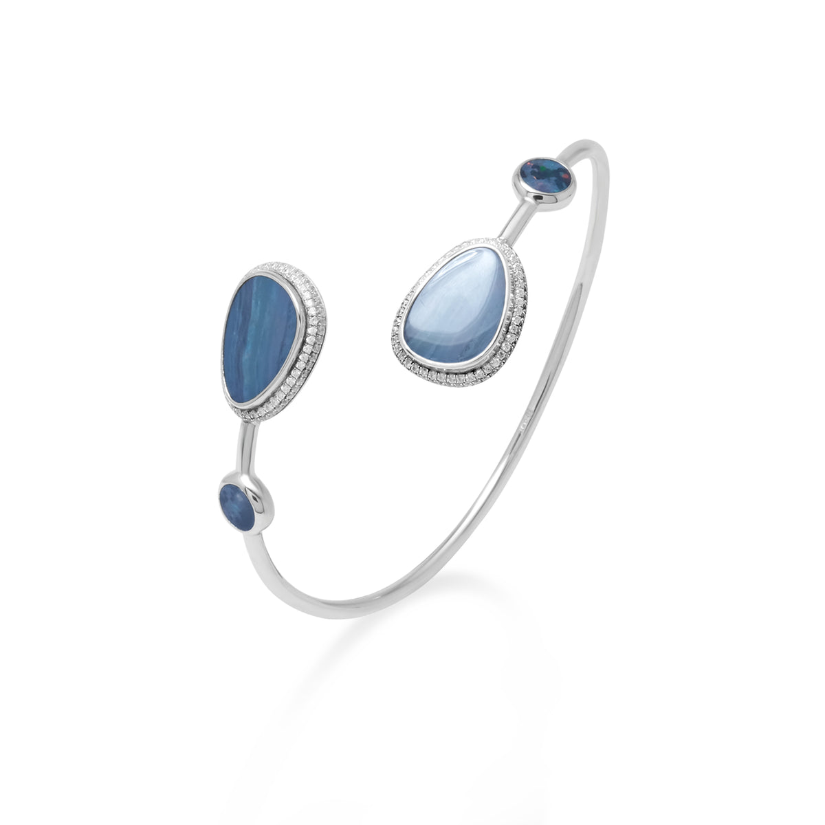 Gelang Bangle Koleksi Opal Perak 925