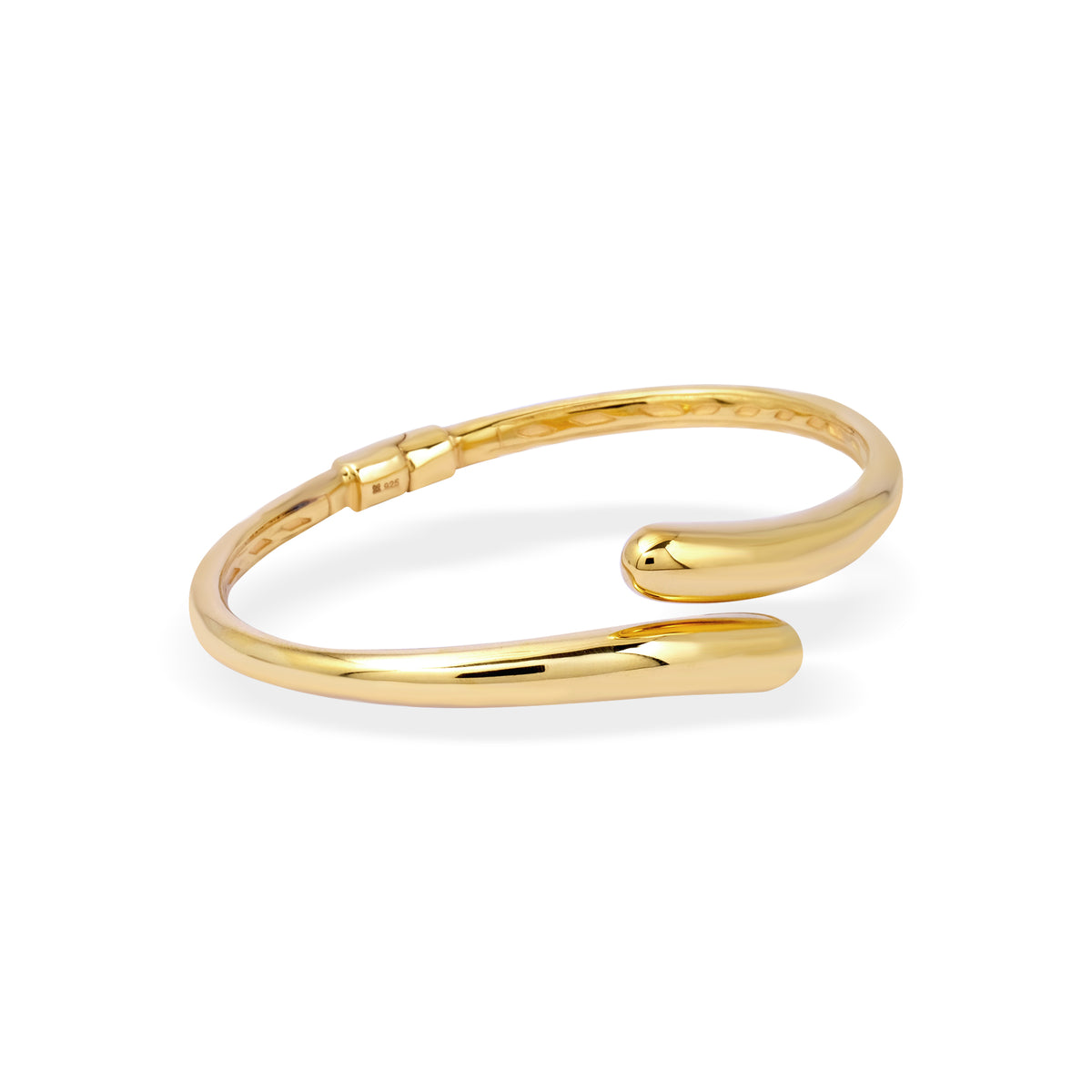 Gelang Bangle Koleksi Elara Drop Sterling Silver 925 Gold Plated
