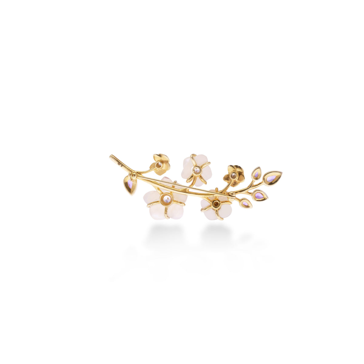 Bros Perak 925 Koleksi Anggrek Gold Plated