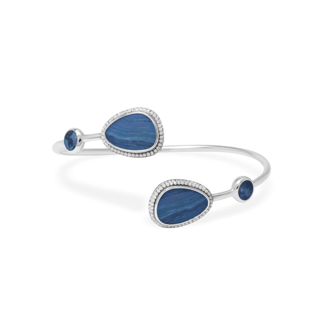 Gelang Bangle Koleksi Opal Perak 925