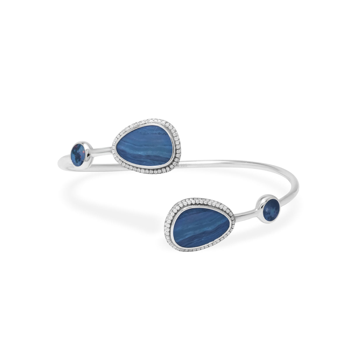 Gelang Bangle Koleksi Opal Perak 925