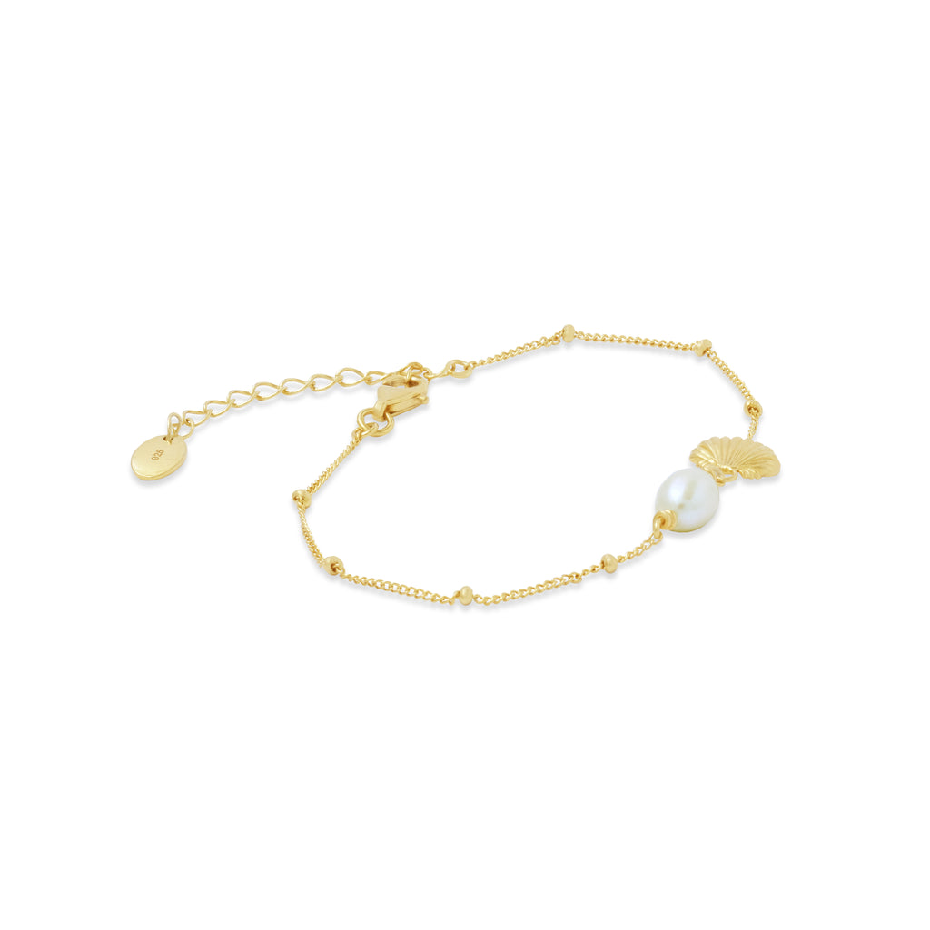 Shell Collection Sterling Silver 925 Chain Bracelet