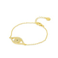 Gelang Perak Koleksi Evil Eye Sterling Silver 925 Gold Plated