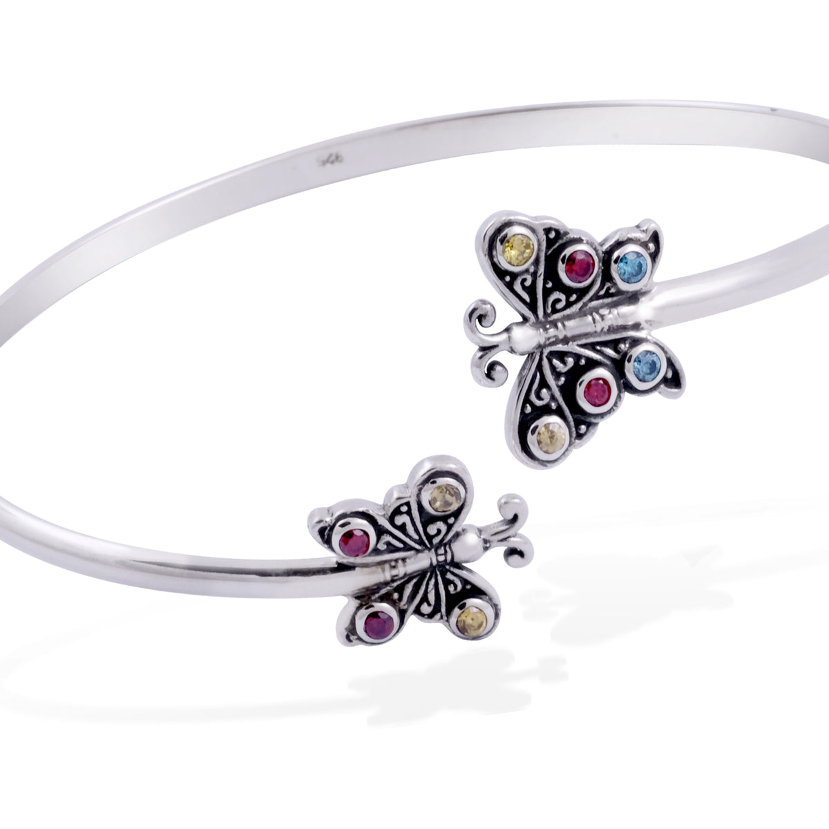 Gelang Cuff Koleksi Kupu Kupu Sterling Silver 925