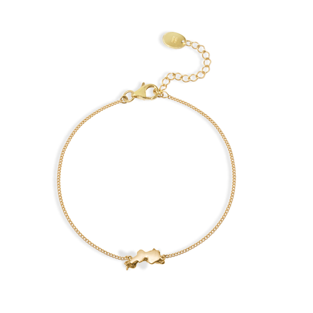 Gelang Rantai Perak Yamabuki Sterling Silver 925 Gold Plated