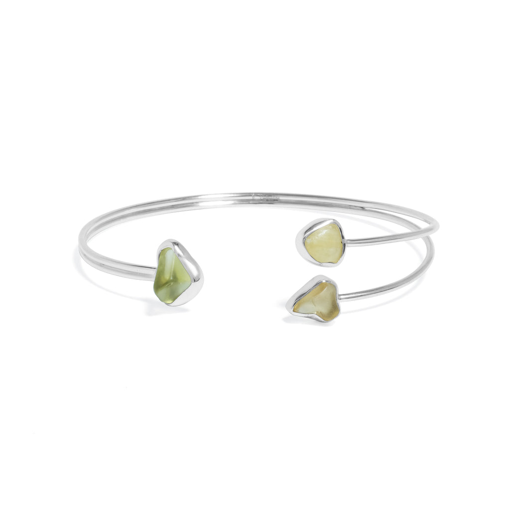 Gelang Cuff Koleksi Pristine Chakra Perak 925