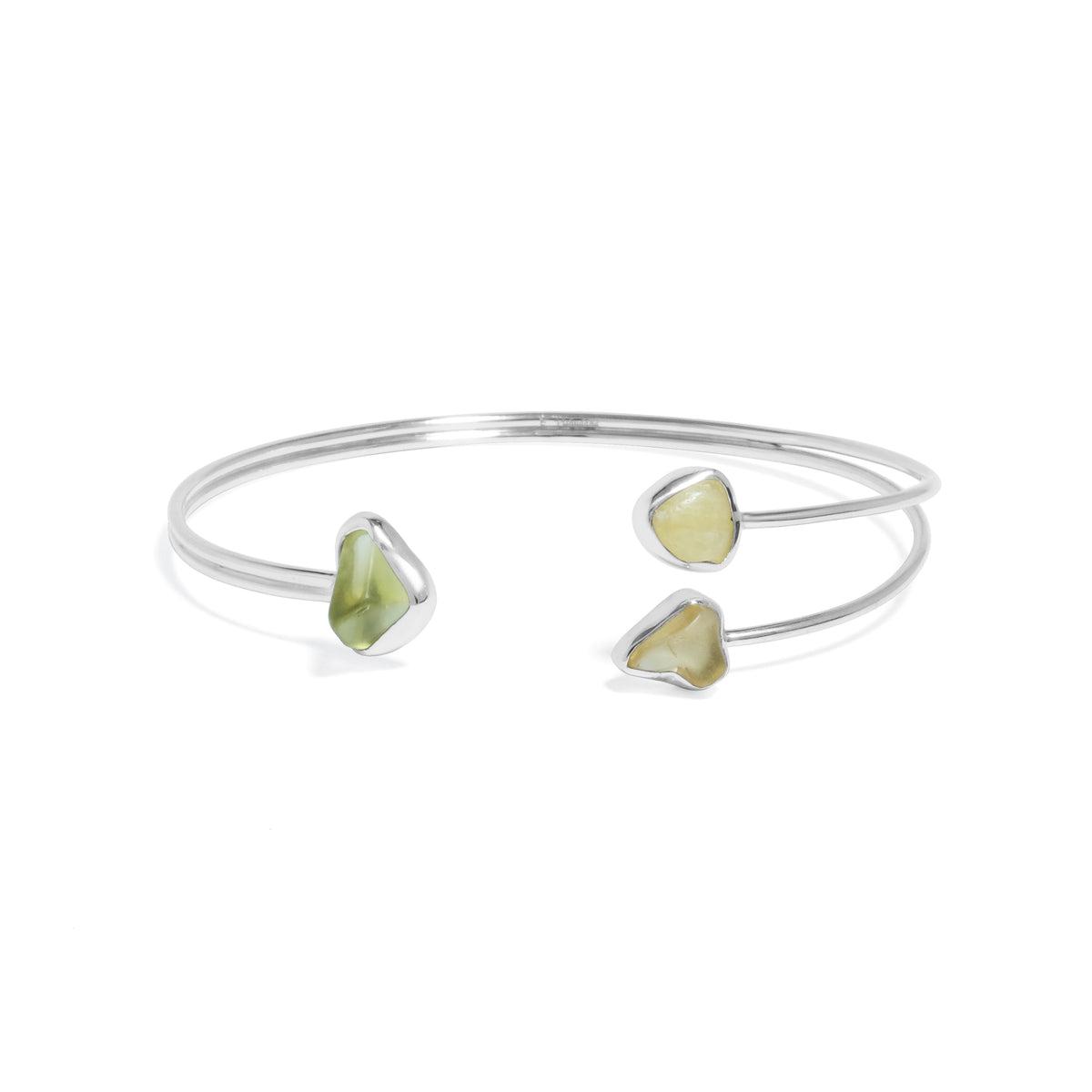 Gelang Cuff Koleksi Pristine Chakra Perak 925