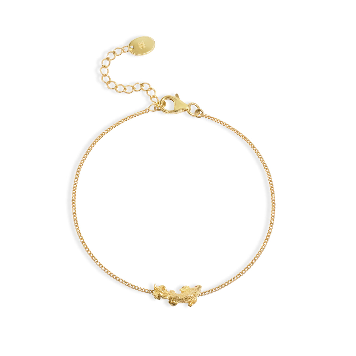 Gelang Rantai Perak Yamabuki Sterling Silver 925 Gold Plated