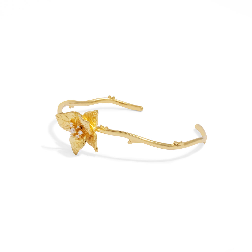 Bougainvillea Sterling Silver 925 Bracelet