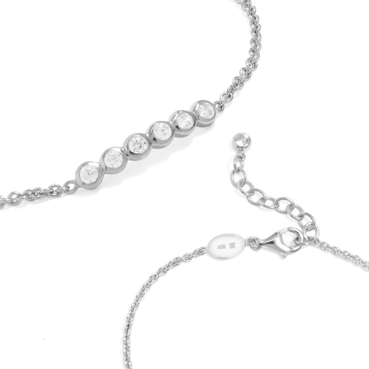 Petite Circle Sterling Silver 925 Bracelet