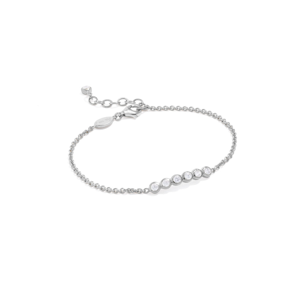 Petite Circle Sterling Silver 925 Bracelet