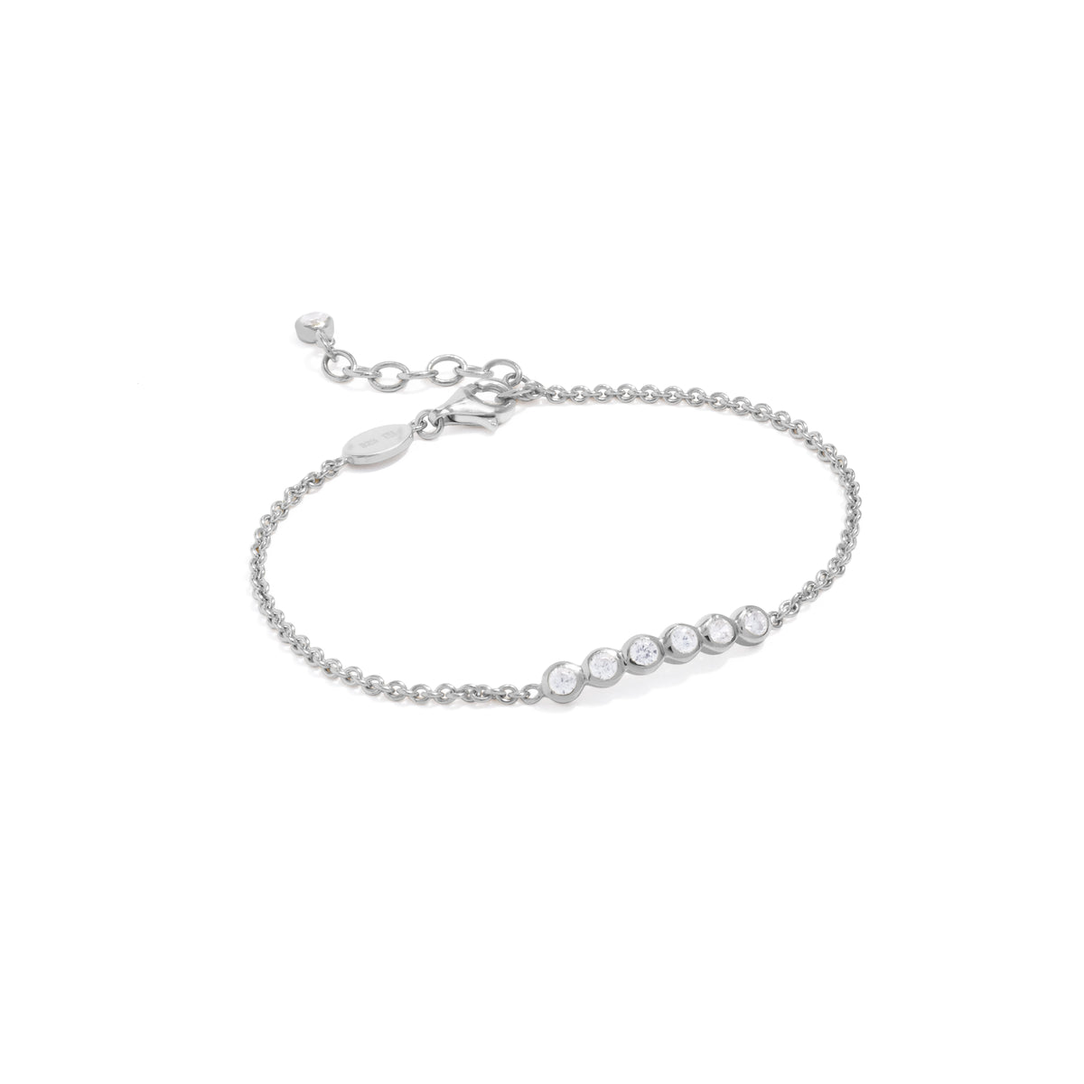 Petite Circle Sterling Silver 925 Bracelet