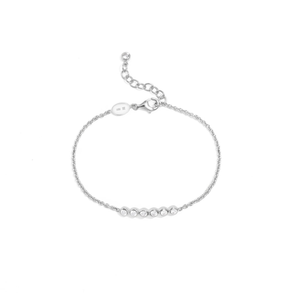 Petite Circle Sterling Silver 925 Bracelet