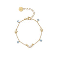 Gelang Perak Koleksi Selene Sterling Silver 925 Gold Plated