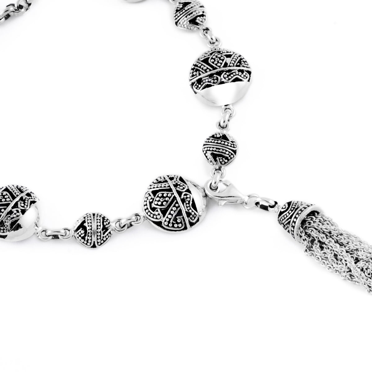 Gelang Rantai Perak 925 Koleksi Songket Bali