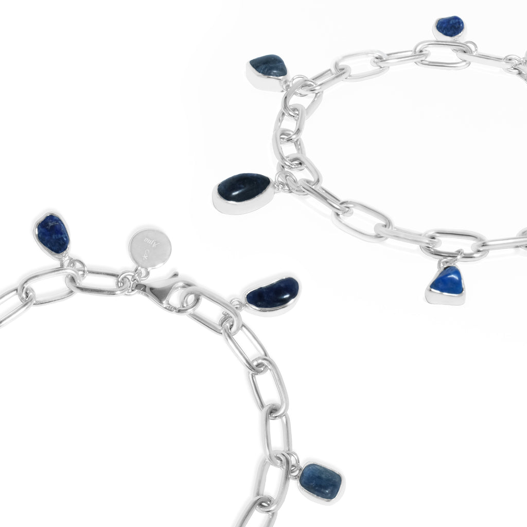 Gelang Rantai Bold Koleksi Pristine Chakra Perak 925