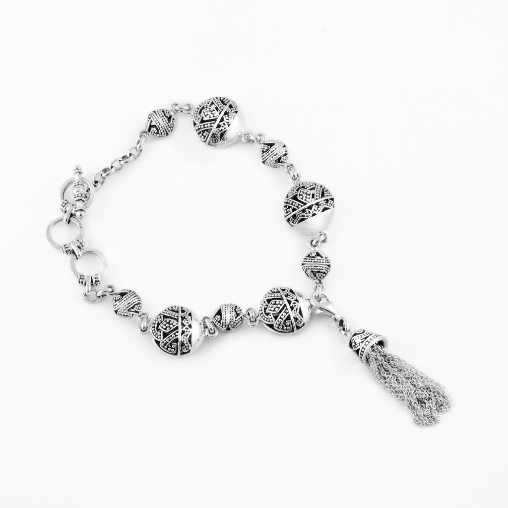 Gelang Rantai Perak 925 Koleksi Songket Bali