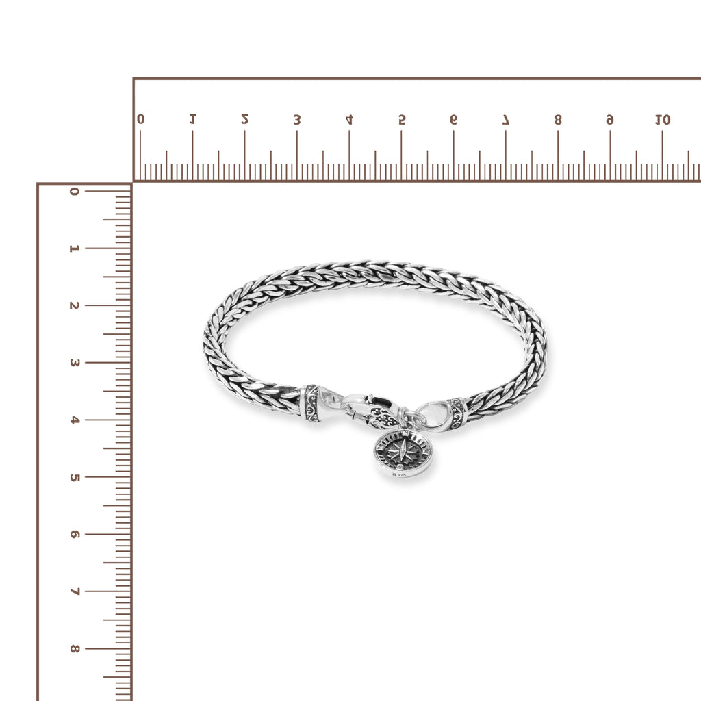 Gelang Rantai Perak Koleksi Kompas Sterling Silver