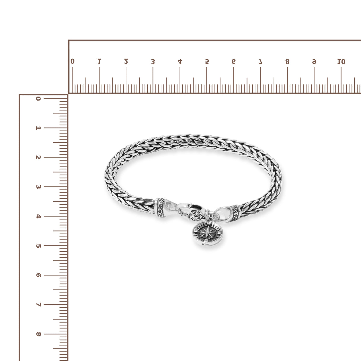 Gelang Rantai Perak Koleksi Kompas Sterling Silver