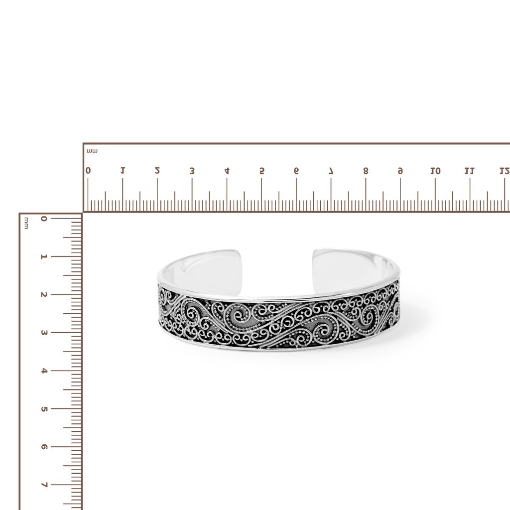 Gelang Bangle Koleksi Filigree Sterling Silver 925